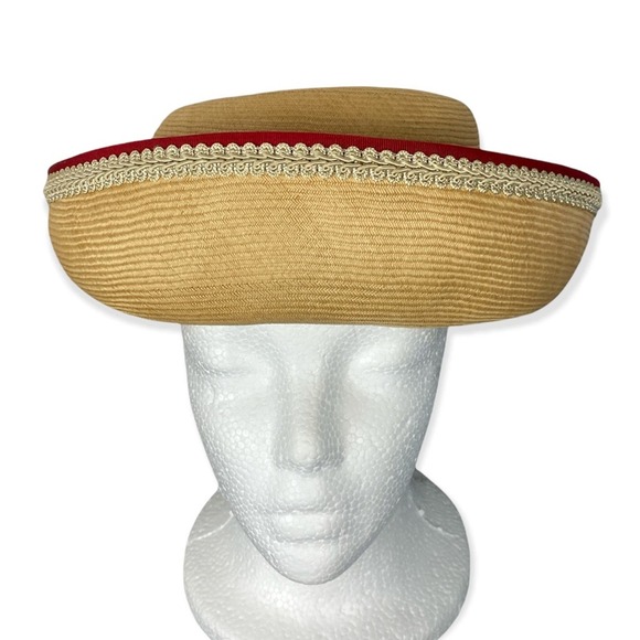 Jan Leslie Accessories - Vintage Jan Leslie straw hat 60s